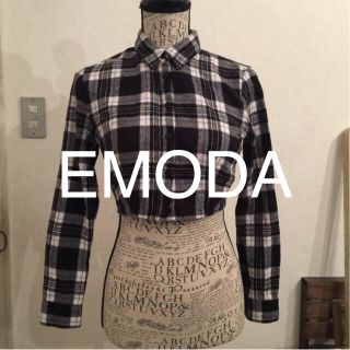 エモダ(EMODA)のEMODA☆ショート丈チェックシャツ(シャツ/ブラウス(長袖/七分))