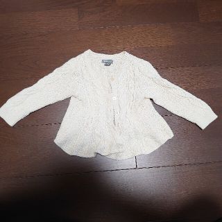 ベビーギャップ(babyGAP)のbabygap　ペプラム　カーディガン(カーディガン/ボレロ)