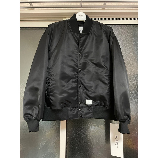 ブラウン×ピンク wtaps team jacket cross bonダブルタップス L
