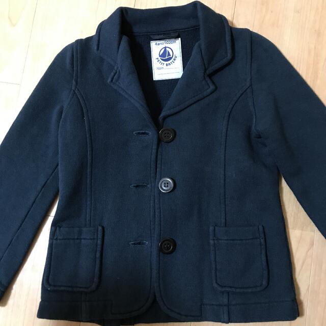 PETIT BATEAU(プチバトー)の美品　プチバトー  ジャケット　大幅値下げ！ キッズ/ベビー/マタニティのキッズ服女の子用(90cm~)(ジャケット/上着)の商品写真