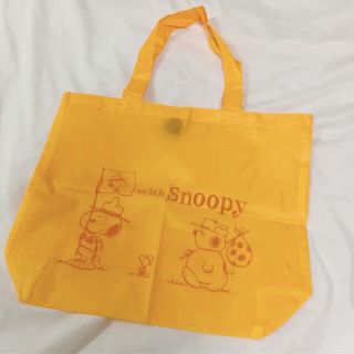 スヌーピー(SNOOPY)の新品未使用　非売品【スヌーピー】SNOOPYオレンジトートバッグ(トートバッグ)