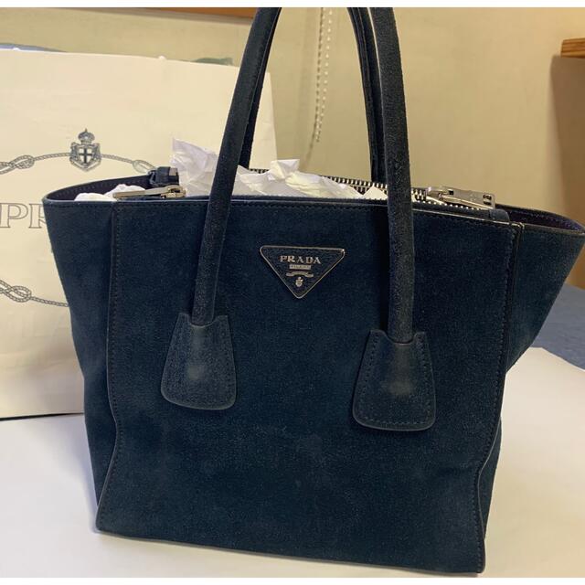 PRADA プラダ スエード2way バッグ 【国内在庫】 24960円引き www