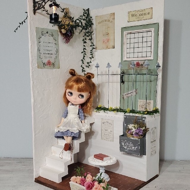 中庭*ガーデン*ドールハウス*ブライスやカスタムブライス,リカ 中庭*ガーデン*ドールハウス*ブライスやカスタムブライス,リカ