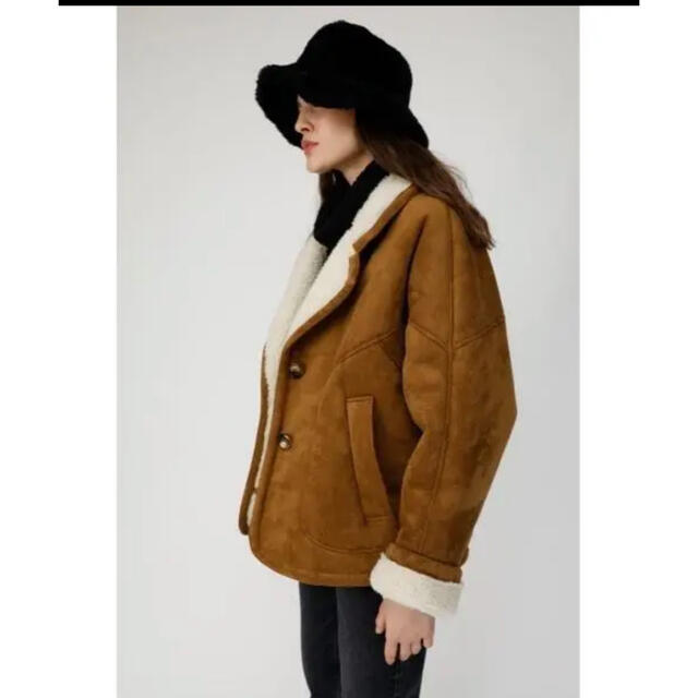 moussy(マウジー)の【美品】マウジー　ムートンコート　ジャケット レディースのジャケット/アウター(ムートンコート)の商品写真