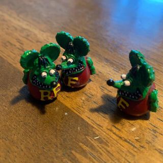 ラッドフィンク　ドアロックノブ　Rat Fink(車内アクセサリ)