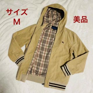 バーバリーブルーレーベル(BURBERRY BLUE LABEL)の【美品】BURBERRY  BLUE LABEL ブルゾンパーカー　ノバチェック(ブルゾン)