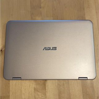 エイスース(ASUS)の【美品】ASUS ノートパソコン　ゴールド(ノートPC)