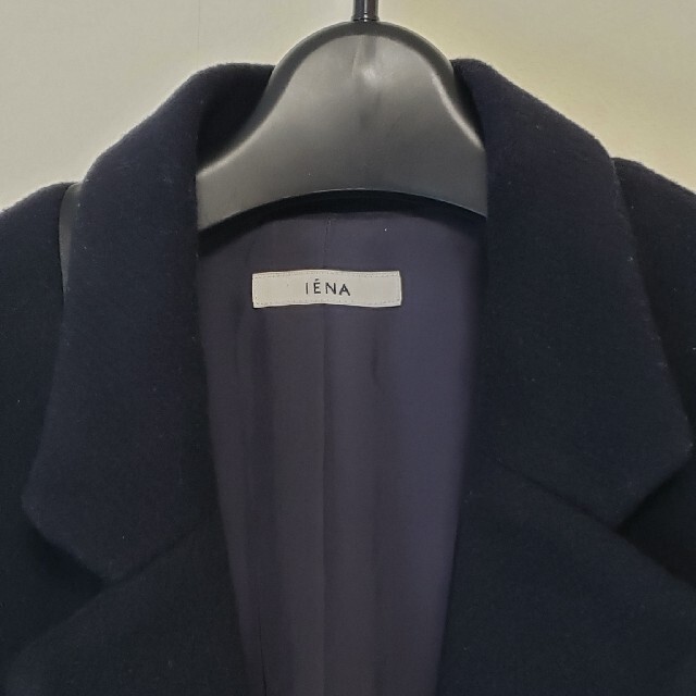 IENA(イエナ)のIENA（イエナ）チェスターコート　ロングコート　シープスキン レディースのジャケット/アウター(チェスターコート)の商品写真