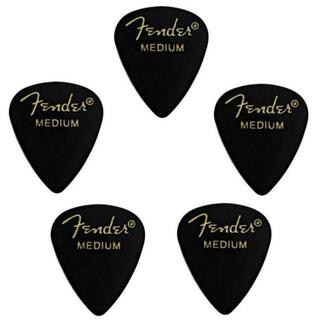 Fender ティアドロップ ギターピック 351 MEDIUM ブラック 5枚(その他)