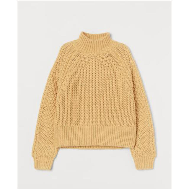 H&M(エイチアンドエム)の《即発送可》H&M チャンキーニット　イエロー レディースのトップス(ニット/セーター)の商品写真