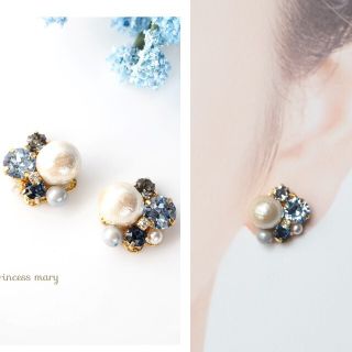 人気》Blue jewelry bijouピアス(ピアス)