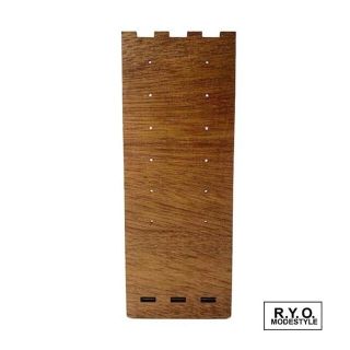 木製ピアス　６ペア　ネックレススタンド　(小物入れ)