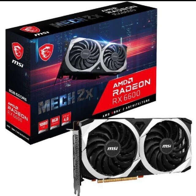 MSI Radeon RX 6600 MECH 2X 8G