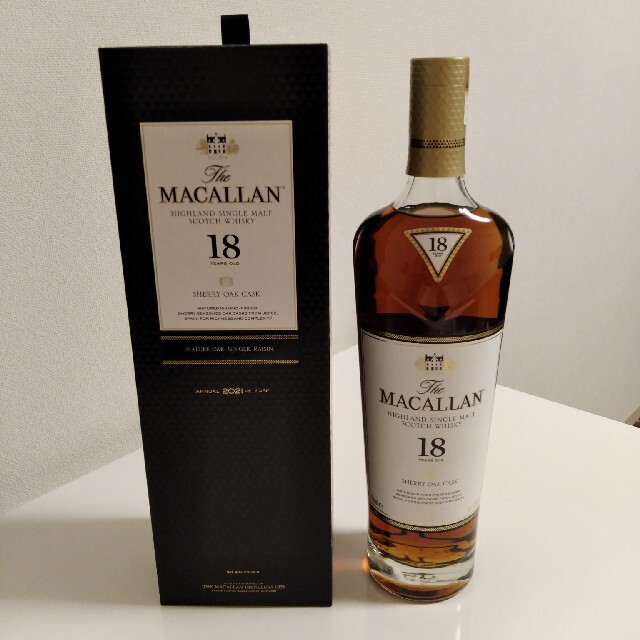 2022年製 新品】 サントリー マッカラン18年 2021 - ウイスキー - www