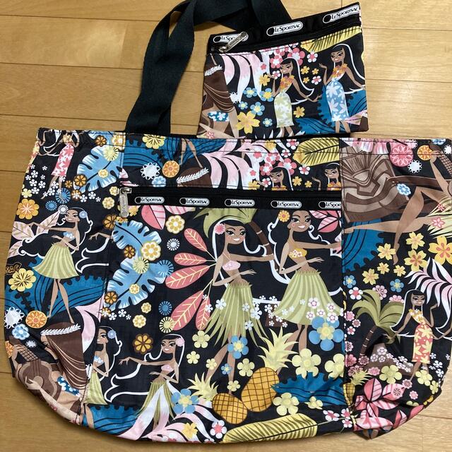 ハワイ限定レスポ  レア柄  EVERYGIRL TOTE  新品未使用ポーチ付