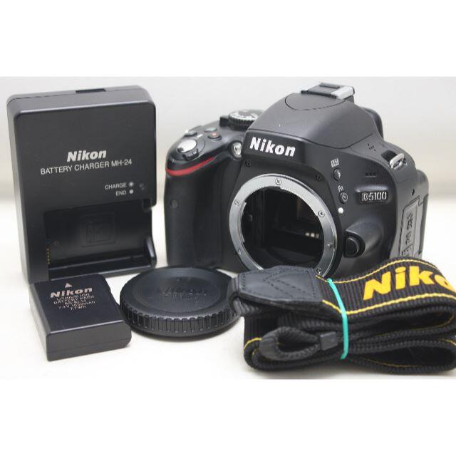 超美品 Nikon D5100 ブラック ボディ