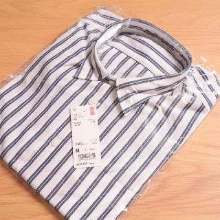 ユニクロ(UNIQLO)のuniqlo エクストラファインコットン ブロードストライプシャツ 長袖(シャツ)