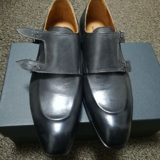 サントーニ(Santoni)のパティーヌ新品 限定版  元値98,000円   ダークグレー   パティーヌ(ドレス/ビジネス)