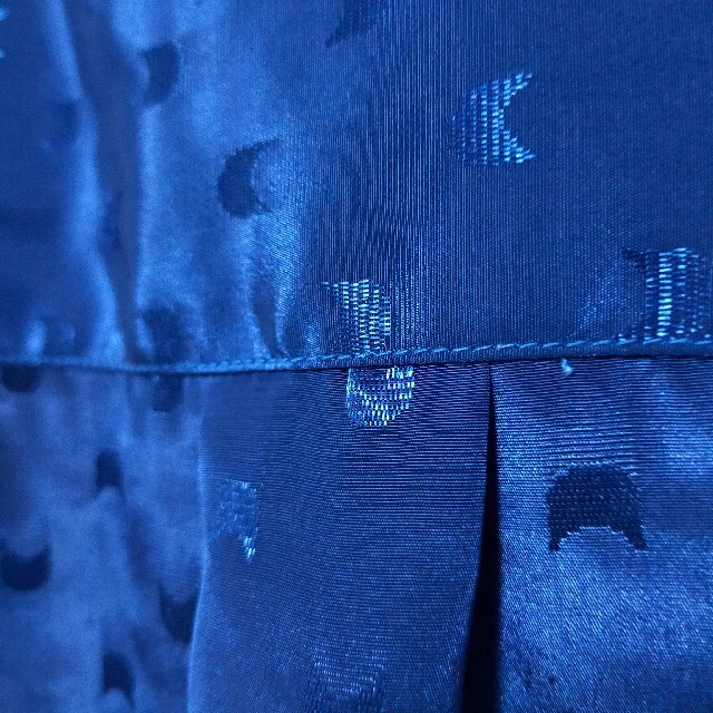 サテン素材　シャツ　光沢　2XL ビッグサイズ　ゆるダボ　ブルー メンズのトップス(シャツ)の商品写真