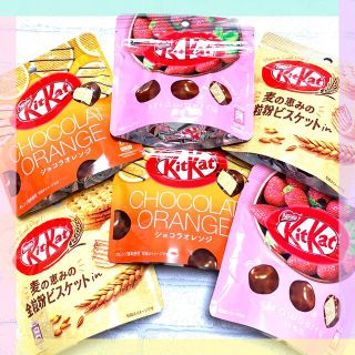 ネスレ(Nestle)のキットカット いちご ショコラオレンジ 全粒粉ビスケット ビッグリトル(菓子/デザート)