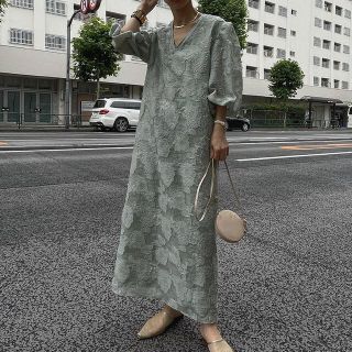 Ameri Vintage ジャガーニットワンピース