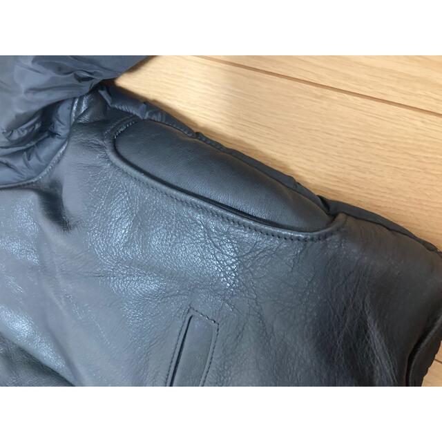 Supreme Down Leather Vest  Jacket schott 4