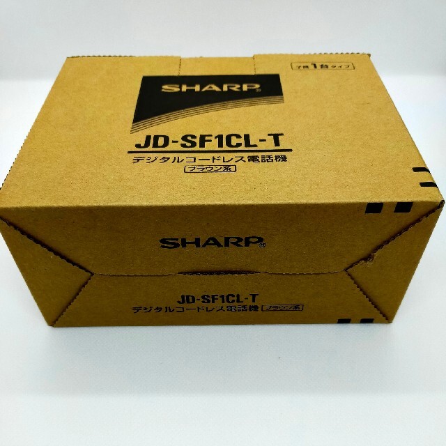 【新品未使用未開封】SHARP 電話機 JD-SF1CL-T スマホ/家電/カメラの生活家電(その他)の商品写真