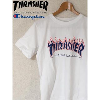 スラッシャー(THRASHER)のスラッシャー  チャンピオン リバースウィーブ フロントロゴ  フロントプリント(Tシャツ/カットソー(半袖/袖なし))