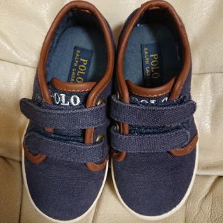 ポロラルフローレン(POLO RALPH LAUREN)のポロラルフローレン アンティーク仕上げスニーカーsize14(スニーカー)