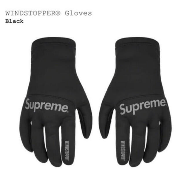 Supreme(シュプリーム)のSupreme WINDSTOPPER Gloves Black S/M メンズのファッション小物(手袋)の商品写真