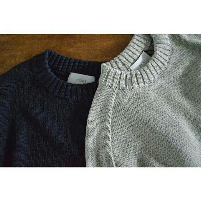 YOKE 5G Oversized Crew Neck Knit