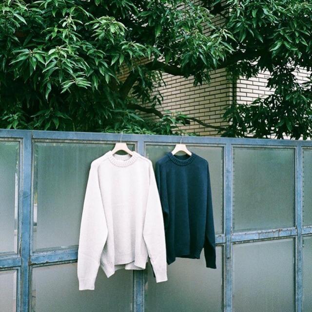 サイズ】 SUNSEA - YOKE 19SS 5G OVERSIZED RAGURAN SWEATER の通販 by ...