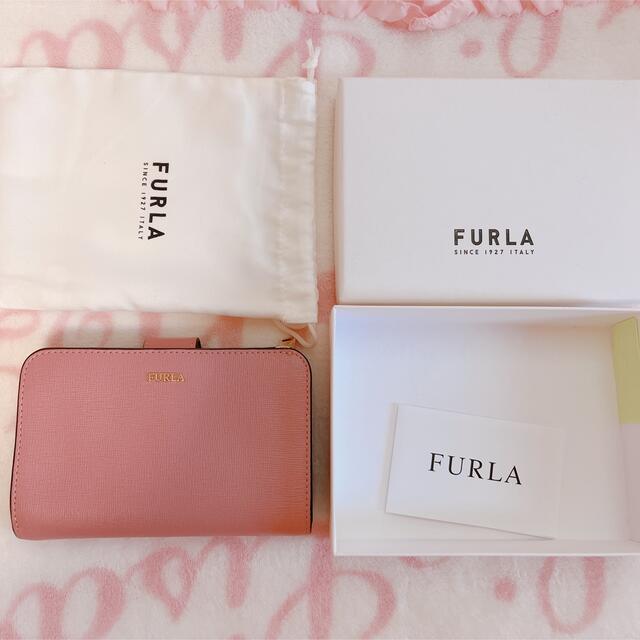 FURLA 二つ折り財布 ピンク BABYLON(バビロン)