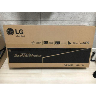 エルジーエレクトロニクス(LG Electronics)の美品ウルトラワイド　34UM59-P (ディスプレイ)