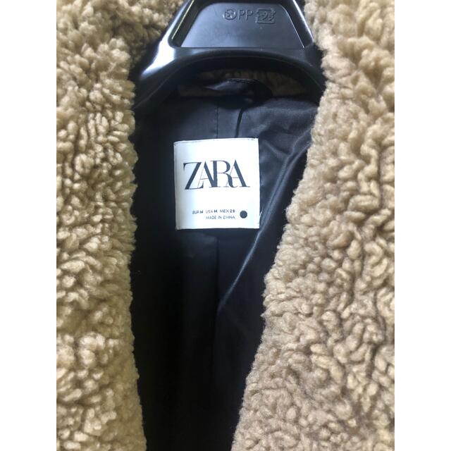 ZARA(ザラ)のZARAテディベアコート レディースのジャケット/アウター(ロングコート)の商品写真