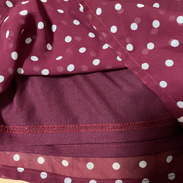 スキップランド　シースルー水玉ショートパンツ　130サイズ キッズ/ベビー/マタニティのキッズ服女の子用(90cm~)(パンツ/スパッツ)の商品写真