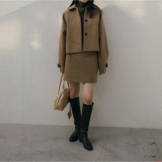 オオトロ(OHOTORO)のOHOTORO flatslitjacket & flat mini skirt(セット/コーデ)