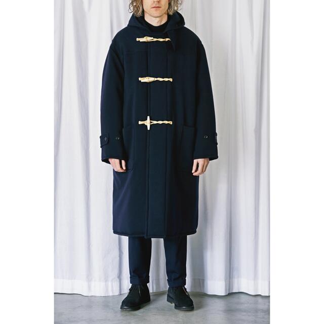 【COMOLI】2017AW ウール中綿ダッフルコート NAVY/3