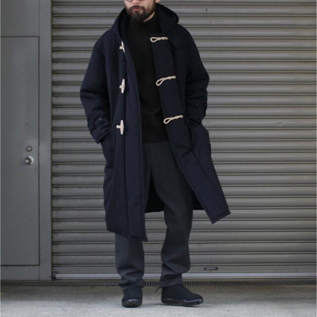 COMOLI(コモリ)の【COMOLI】2017AW ウール中綿ダッフルコート NAVY/3 メンズのジャケット/アウター(ダッフルコート)の商品写真