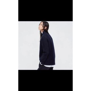 ユニクロ(UNIQLO)の完売品！ユニクロ　+j プレミアムラム　ケーブルハイネックセーター(ニット/セーター)