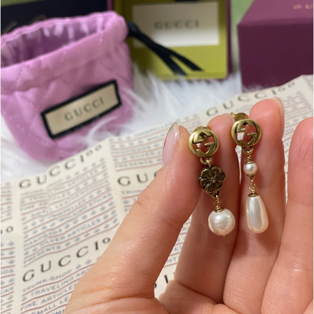 ✨美品✨GUCCI グッチ インターロッキング ピアス-