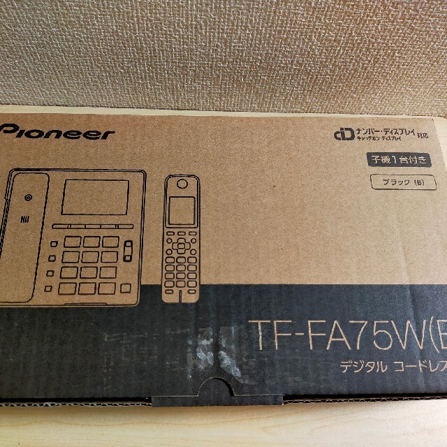 パイオニア TF-FA75W (B)デジタルコードレス電話機 すける パイオニア TF-FA75W (B)デジタルコードレス電話機 すける