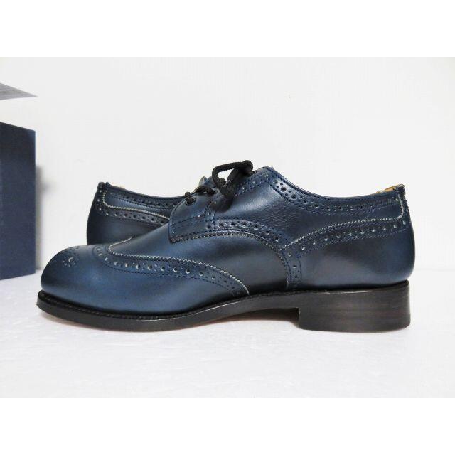 Trickers - 定価8万 Tricker's L5679 6 ウイングチップ ネイビー Trickers - 定価8万 Tricker's L5679 6 ウイングチップ ネイビー