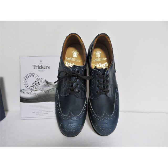 Trickers - 定価8万 Tricker's L5679 6 ウイングチップ ネイビー Trickers - 定価8万 Tricker's L5679 6 ウイングチップ ネイビー