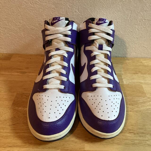 NIKE(ナイキ)のdunk hi purple 27cm メンズの靴/シューズ(スニーカー)の商品写真