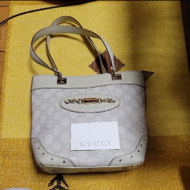 正規輸入品 GUCCI シマライン レザーバッグ