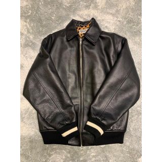 ワコマリア(WACKO MARIA)のWACKOMARIA LEATHER VARSITY JACKET Sサイズ(レザージャケット)