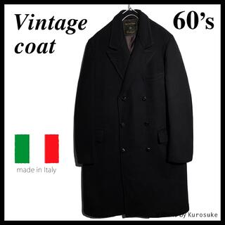 値下げ交渉あり‼️ ヴィンテージ 60年代 イタリア製 ウールコート 1553