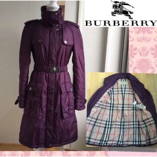 バーバリー(BURBERRY)のバーバリーブリット コート 裏地ノバチェック柄  中綿入り ロングコート(トレンチコート)