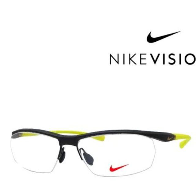 くらしを楽しむアイテム NIKE - マットブラック＋イエロー ナイキ　ボルテックス　メガネフレーム　 NIKE サングラス+メガネ